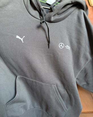 Felpa Puma con cappuccio Mercedes con etichetta