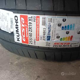 gomme 255/40 ZR19 XL - 100Y KUMHO nuove