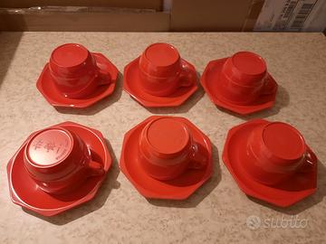 set 6 tazze da tea anni '70