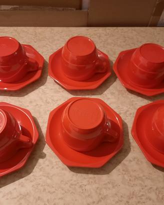 set 6 tazze da tea anni '70