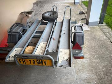 carrello porta moto rimorchio 