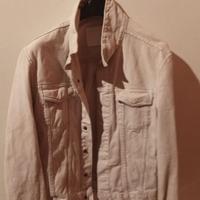Giacca di jeans bianca