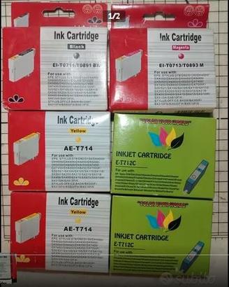 Lotto 6 cartucce Epson