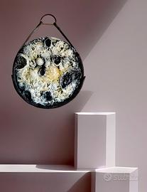 Scultura Luna decorazione parete soffitto 