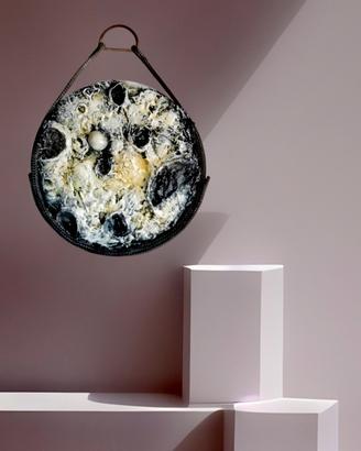 Scultura Luna decorazione parete soffitto 