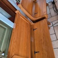 2 PANCHE LEGNO DI ROVERE MASSICCIO