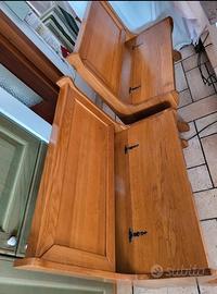 2 PANCHE LEGNO DI ROVERE MASSICCIO