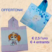 2 poncho mare bimba