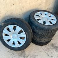 Cerchi ferro 15 Citroen + borchie originali