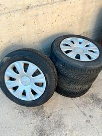 Cerchi ferro 15 Citroen + borchie originali