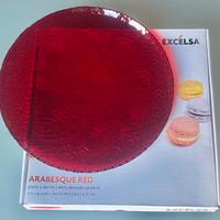 Excelsa Arabesque Rosso piatto per il dessert.
