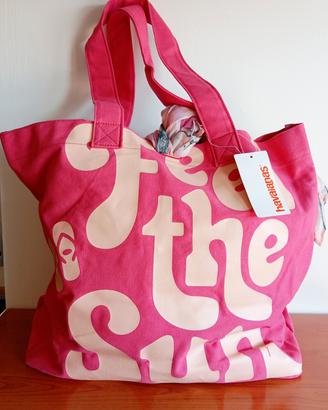 Beach bag Havaianas trendy Coral 