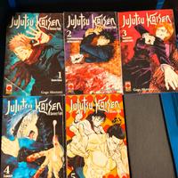 jujutsu kaisen 1,2,3,4 e 5 