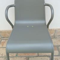 Sedia in alluminio