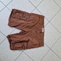 shorts marroni con tasconi pantaloncini tgl 54