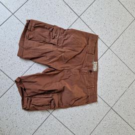 shorts marroni con tasconi pantaloncini tgl 54