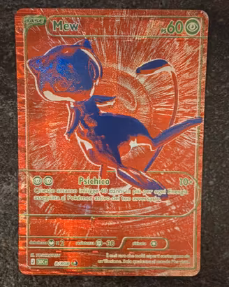 CARTA POKÉMON MEW 30C R/RGB 30 ANNIVERSARIO ITA NM