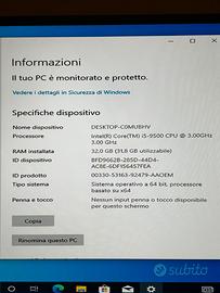 Pc desktop lenovo i5 32gb 500gb ssd nvidia quadro