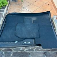 Tappetini e vasca baule Bmw x3