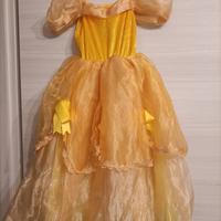 vestito di Carnevale da principessa Belle 