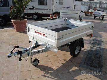 Rimorchio leggero Novatecno 750Kg trainabile pat B