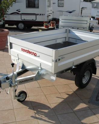 Rimorchio leggero Novatecno 750Kg trainabile pat B
