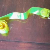 Cintura fluo verde trasparente