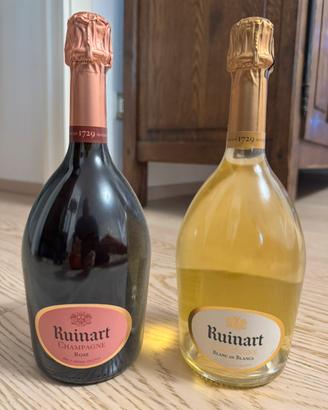 Champagne Brut Ruinart Rosè e Blanc de Blancs