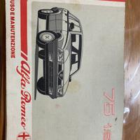 Libretto alfa 75 1.6