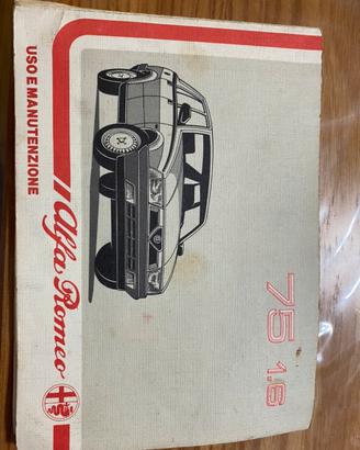 Libretto alfa 75 1.6