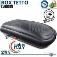 Box Tetto Auto Baule Viaggio Portapacchi OMOLOGATO