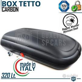 Box Tetto Auto Baule Viaggio Portapacchi OMOLOGATO