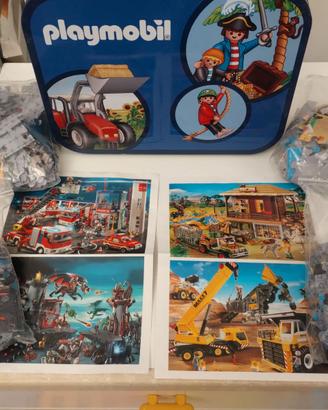 Playmobil – Set 4 puzzle in valigetta di metallo
