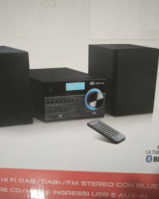 Micro HiFi Majestic DAB MP3 CD SD con telecomando