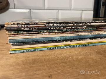 11 dischi 33 giri Guccini De gregori pfm de andre