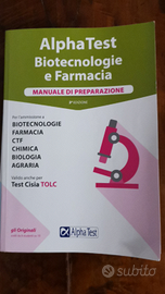 Alpha test Biotecnologia e farmacia 3°edizione2020