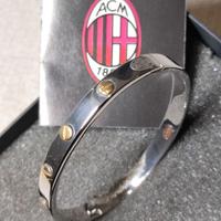 MILAN - Bracciale acciaio/oro RIGOD
