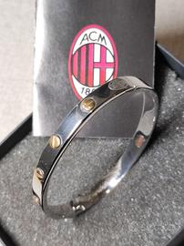 MILAN - Bracciale acciaio/oro RIGOD