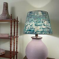 Lampada d'arredo in terracotta smaltata