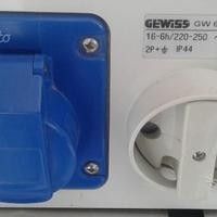 Scatola spina interrutore della gewiss