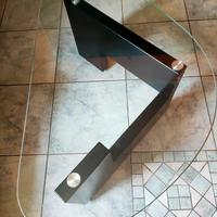  tavolino soggiorno moderno nero lucido 