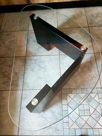  tavolino soggiorno moderno nero lucido 