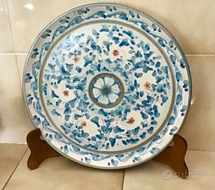 Piatto ceramica Caltagirone 'R Varsallona' vintage