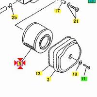 Filtro aria Yamaha Majesty 125 5DSE44510100