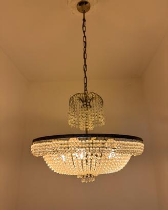 Lampadario in vetro Swarosky