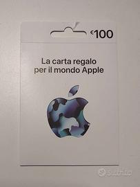 Gift Card Apple da 100 euro