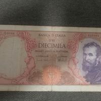 Banconota Rara da collezione. Diecimila lire