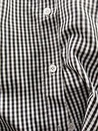 Camicia a quadretti vichy bianchi e neri 