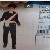 Vestito da carnevale da Carabiniere