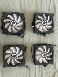 Kit ventole PC x4 RGB da 120mm